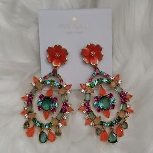 NWT Kate Spade Garden Party Statement Earrings